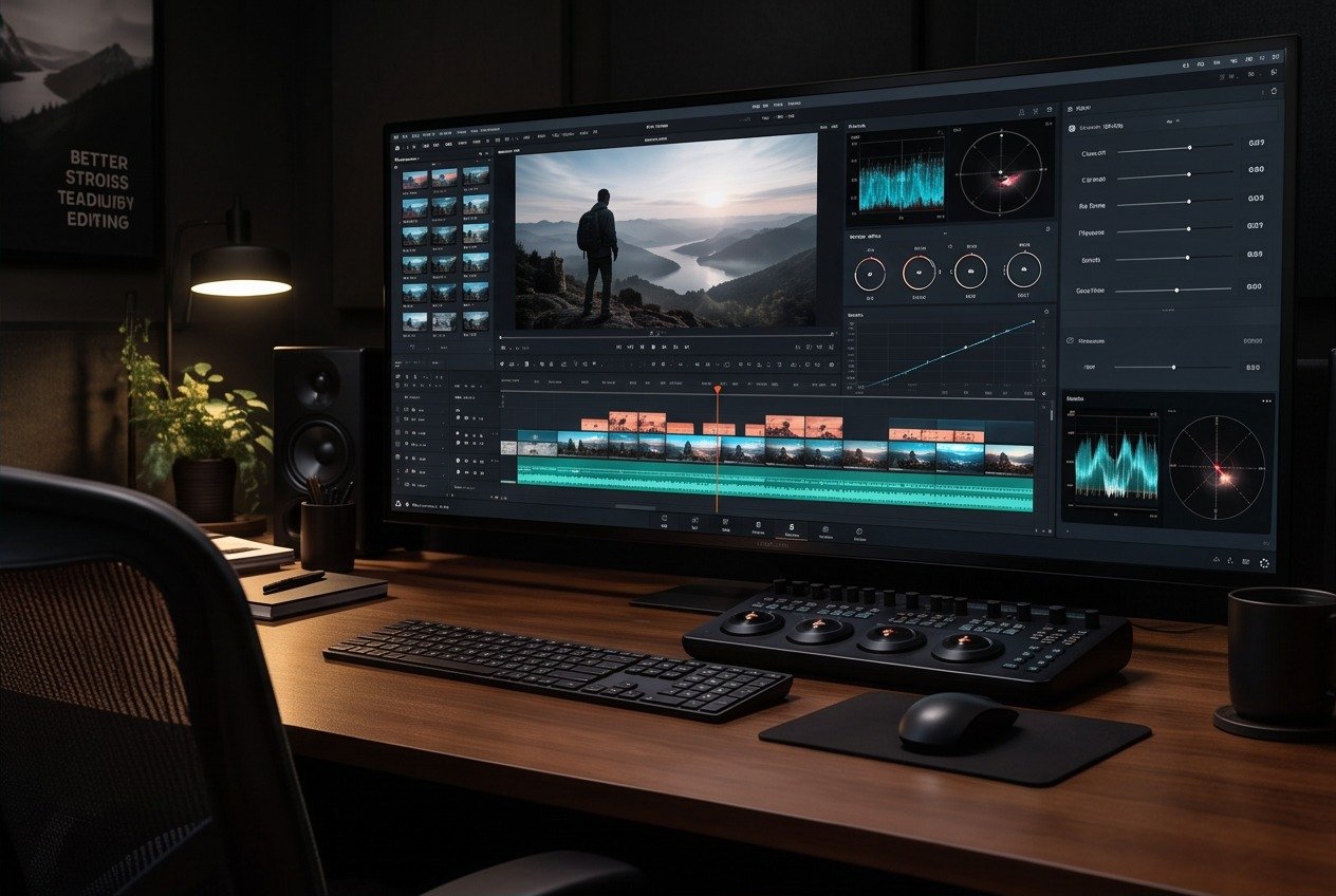 Video editing timeline